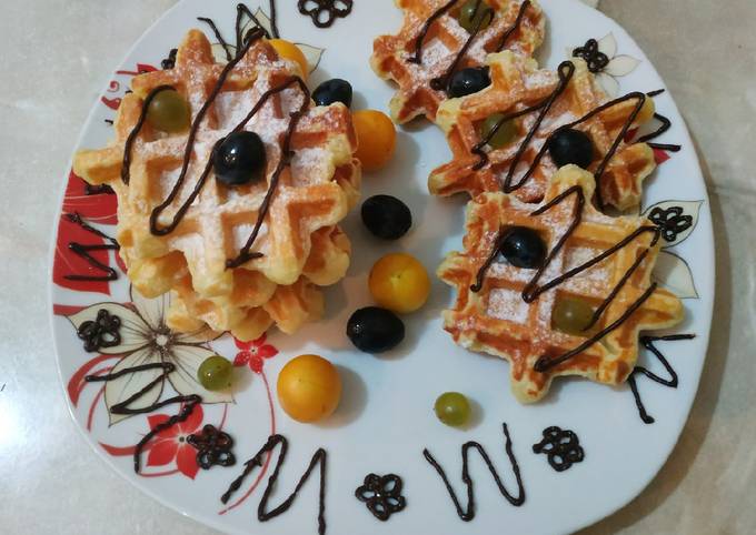 Творожные вафли из детского творога