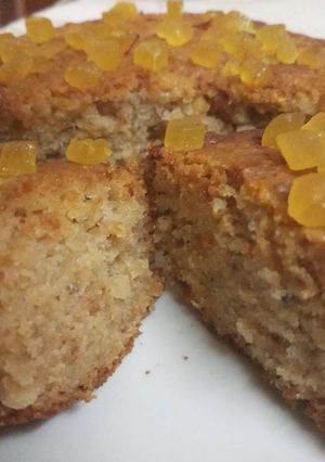 A picture of Egg less Mava cake.