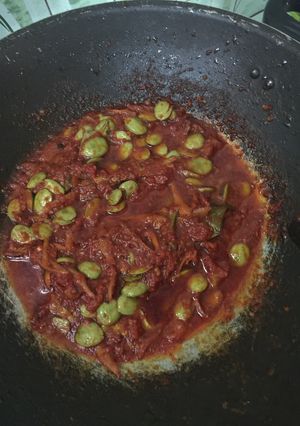 Foto resep Sambal merah teri petai