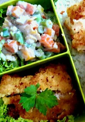 Foto resep Russian Salad/Olivier (bekal sekolah/bekal kantor 🥗
