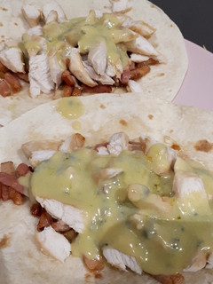 Una foto de Pollo al roquefort con bacon