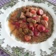 Lomo de cerdo con verduras a la soja