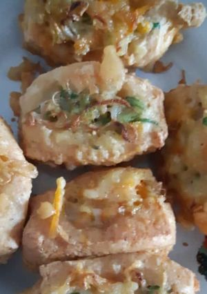 Foto resep Tahu berontak isi sayur