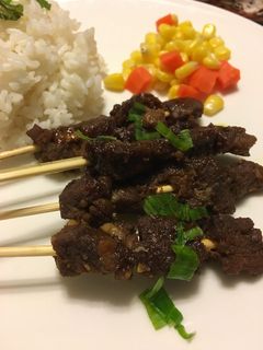 Foto resep Sate Daging Sapi Madu - Honey Beef Satay
