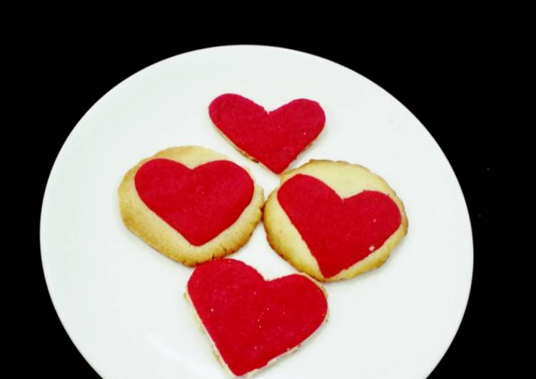 Simple Way to Make Homemade Vanilla Heart Cookies