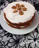 Carrot Jaggery Cake with Cream Cheese