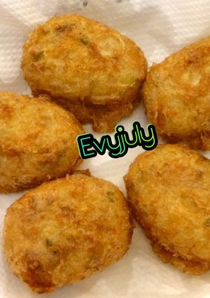 Foto resep Perkedel daging yang gurih