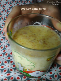 A picture of Eggnog sans Eggs.