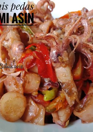Foto resep Tumis pedas cumi asin