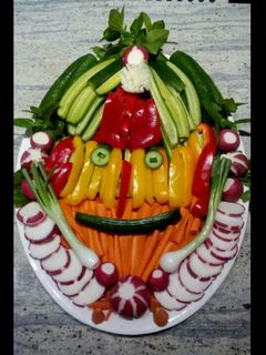 A picture of Crude Vegetable Platter.
