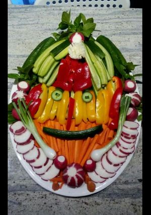 A picture of Crude Vegetable Platter.