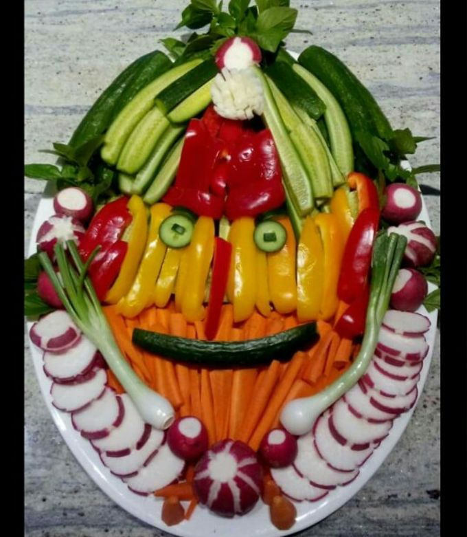 A picture of Crude Vegetable Platter.