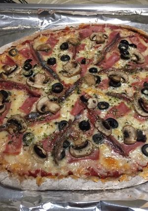 Foto principal de Pizza masa integral casera romana