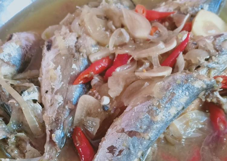 Cara meracik Ikan benggol masak kecap lada hitam Lezat