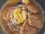 Semur telur dan tempe,kentang