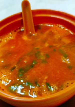 A picture of Tom yum Shorba.