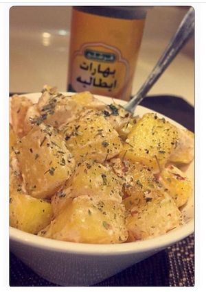 صورة لوصفة سلطة البطاطس