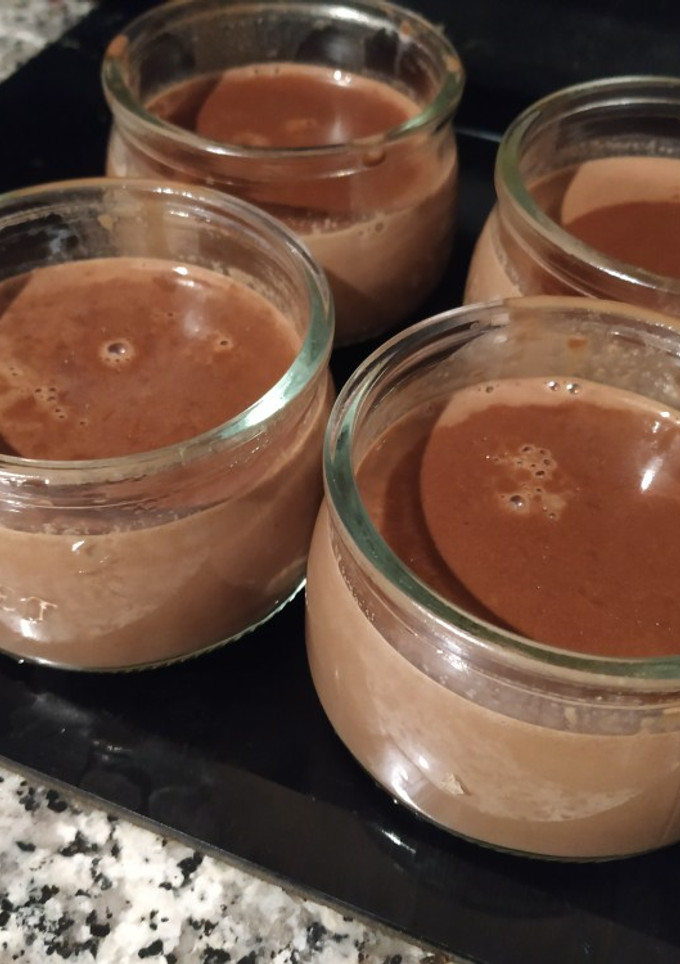 Una foto de Gelatina de chocolate