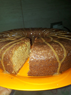 Una foto de Budín de dulce de leche