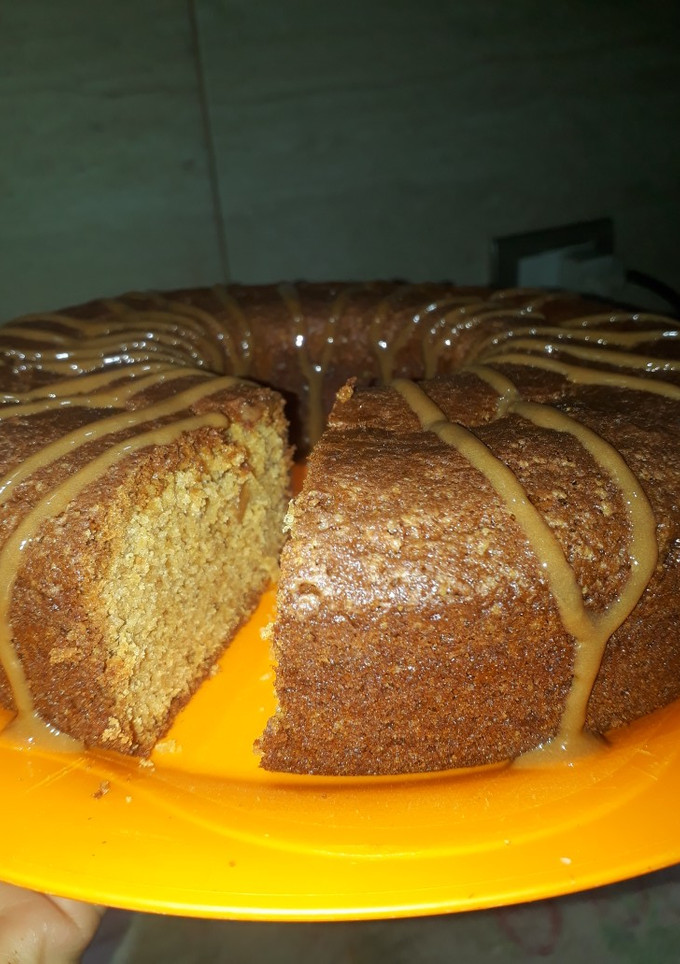 Una foto de Budín de dulce de leche