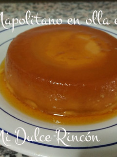 Una foto de Flan napolitano en olla express