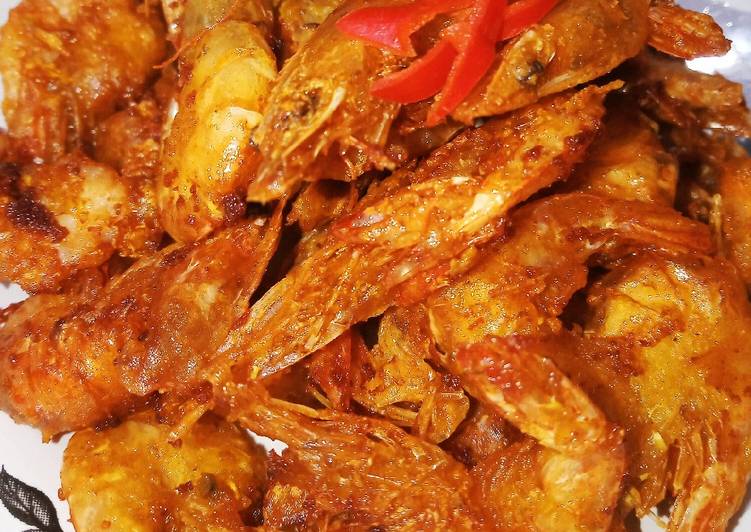 Resep Udang Goreng Crispy Simpel, Lezat