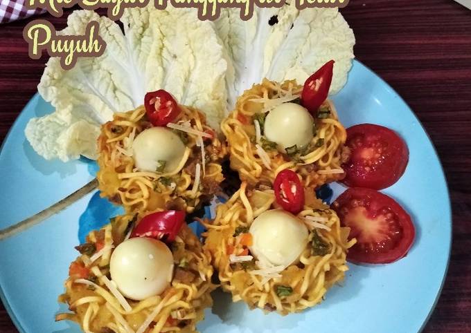 Resep Mie Sayur Panggang Isi Telur Puyuh Oleh Ati Dewanthi Cookpad