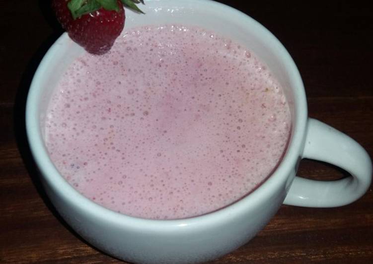 Bagaimana Membuat Juice strawberry, Lezat