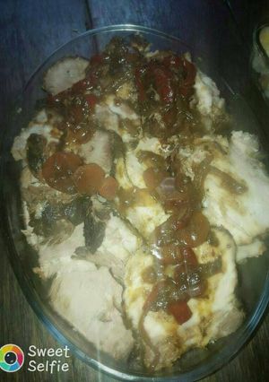 Una foto de Bondiola de cerdo a la barbacoa