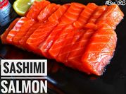 Gambar salmon sashimi