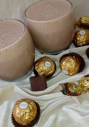 صورة لوصفة سموثي الموز 🍌 والشوكولا 🍫