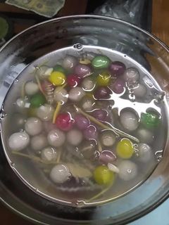 Hình của món Chè bột lọc nhân đậu phộng.