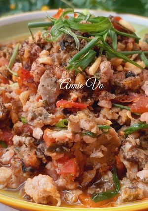 Hình của món Thịt rim cà chua.