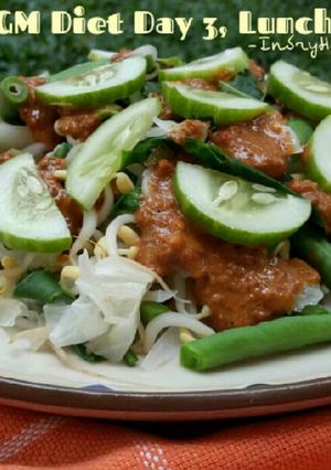 Foto resep Menu Diet GM hari ke 3, Buah dan Sayur + 8-12 gelas air putih