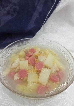 Foto resep Sop Kentang Makaroni