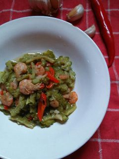 Foto resep Tumis Pare Campur Udang