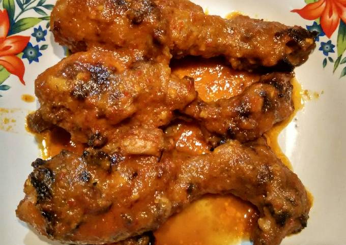 Resep Ayam Panggang Teflon Bumbu Rujak Anti Gagal