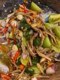Tumis Teri Bawang Cabe Tomat Hijau