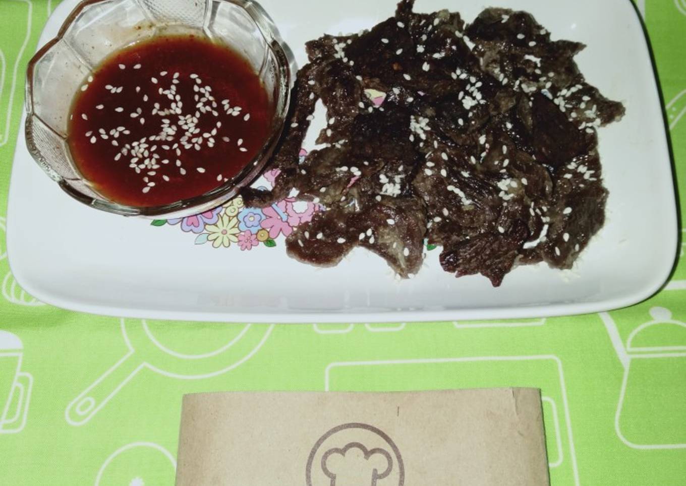 225. Sapi Bakar with Saos Pedas Korea (Gochujang) by Uliz Kirei