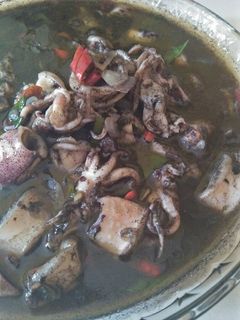 Foto resep Cumi Hitam Asam Pedas