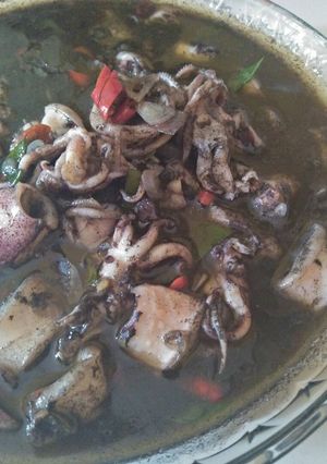 Foto resep Cumi Hitam Asam Pedas