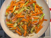 A picture of thin carrots