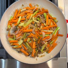 A picture of Carrots and Zucchini.