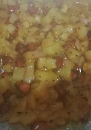 A picture of Aloo fry.