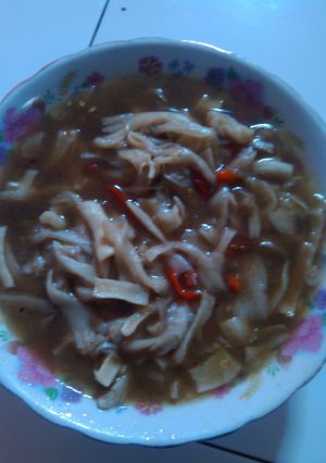 Foto resep Tumis Jamur Saus Tiram ala umi Ibra