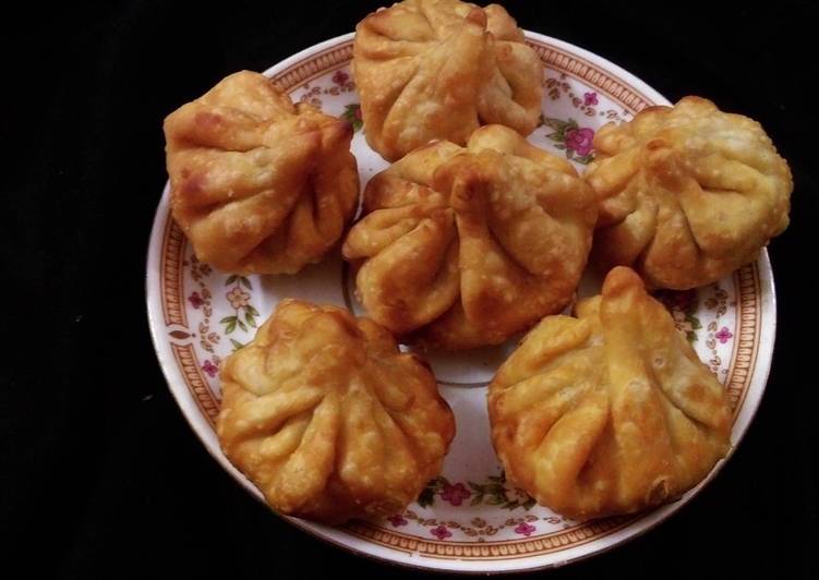 Mawa filled fried modak 
#ganesha