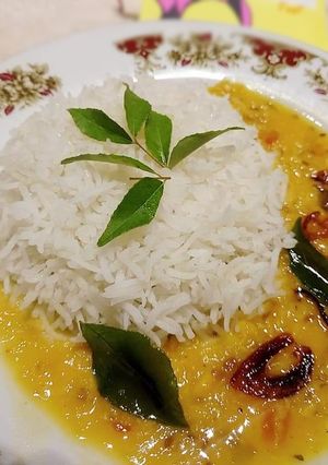 A picture of Daal chawal.