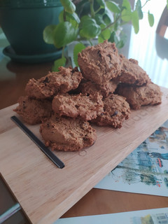 Una foto de Galletas de garbanzos y chocolate