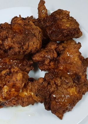 صورة لوصفة الفراخ الكرسبي بالعسل الابيض