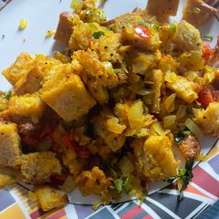 A picture of Bread poha.